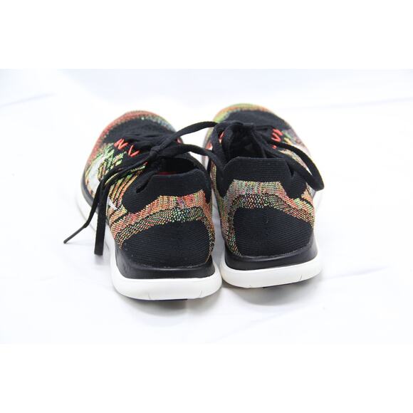 Nike Free 4.0 Flyknit Running Shoes Womens Sz 7.5 Multicolor Tie Dye 717076-011 - Picture 4 of 7